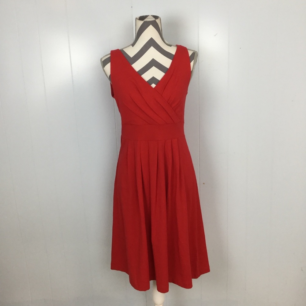 Red Lands End Dress